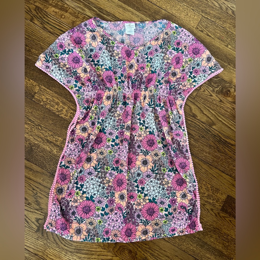 Shade Critters Kaftan Cover Up in Mod Floral Pink